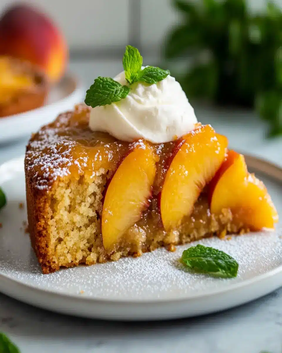 Brown Sugar Peach Cake: Indulgent Twist on a Classic Delight