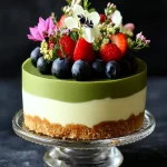Best No Bake Matcha Cheesecake First Image First Image