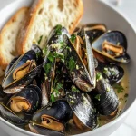 Mussels in Garlic-Butter Broth (No Wine) First Image First Image