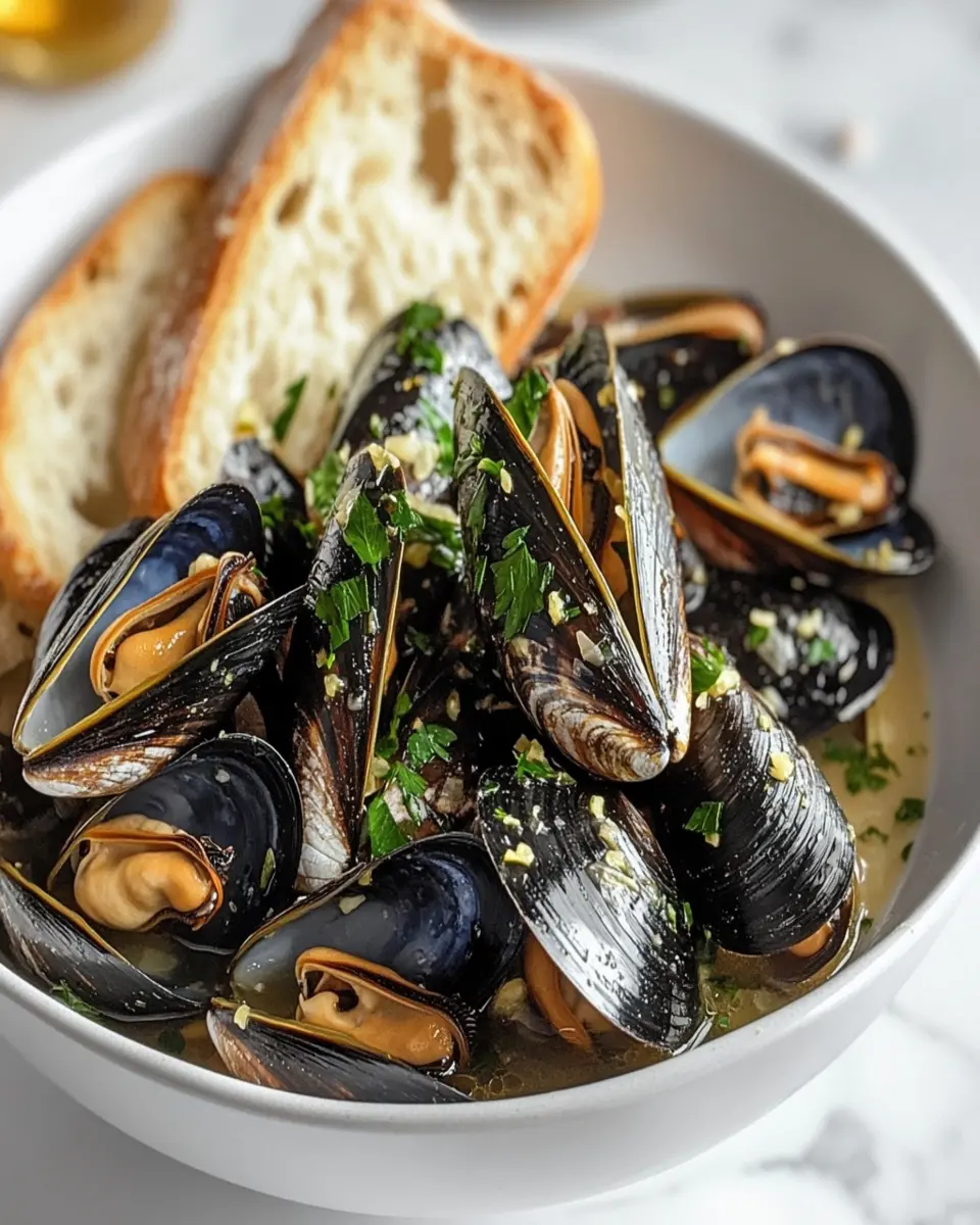Mussels in Garlic-Butter Broth: Irresistibly Easy Comfort Food