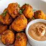 Sweet Potato Hushpuppies with Cinnamon Butter Dip First Image First Image