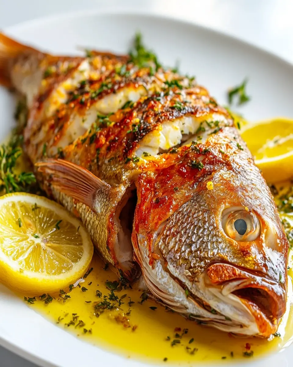 Whole Roasted Fish: Indulgent Flavor in an Animal Fat Blanket