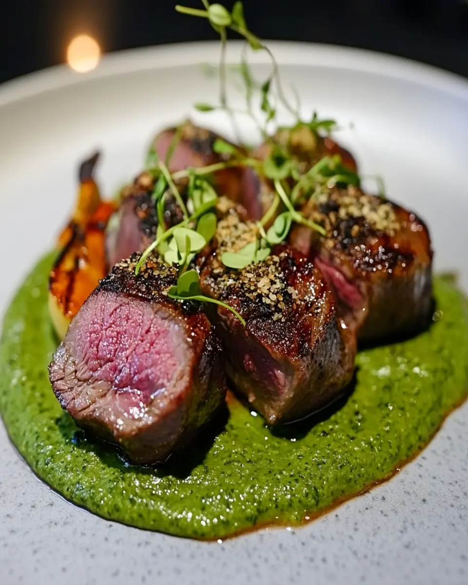 Sous Vide Lamb Heart: Juicy Flavor with Smoked Salt Bliss