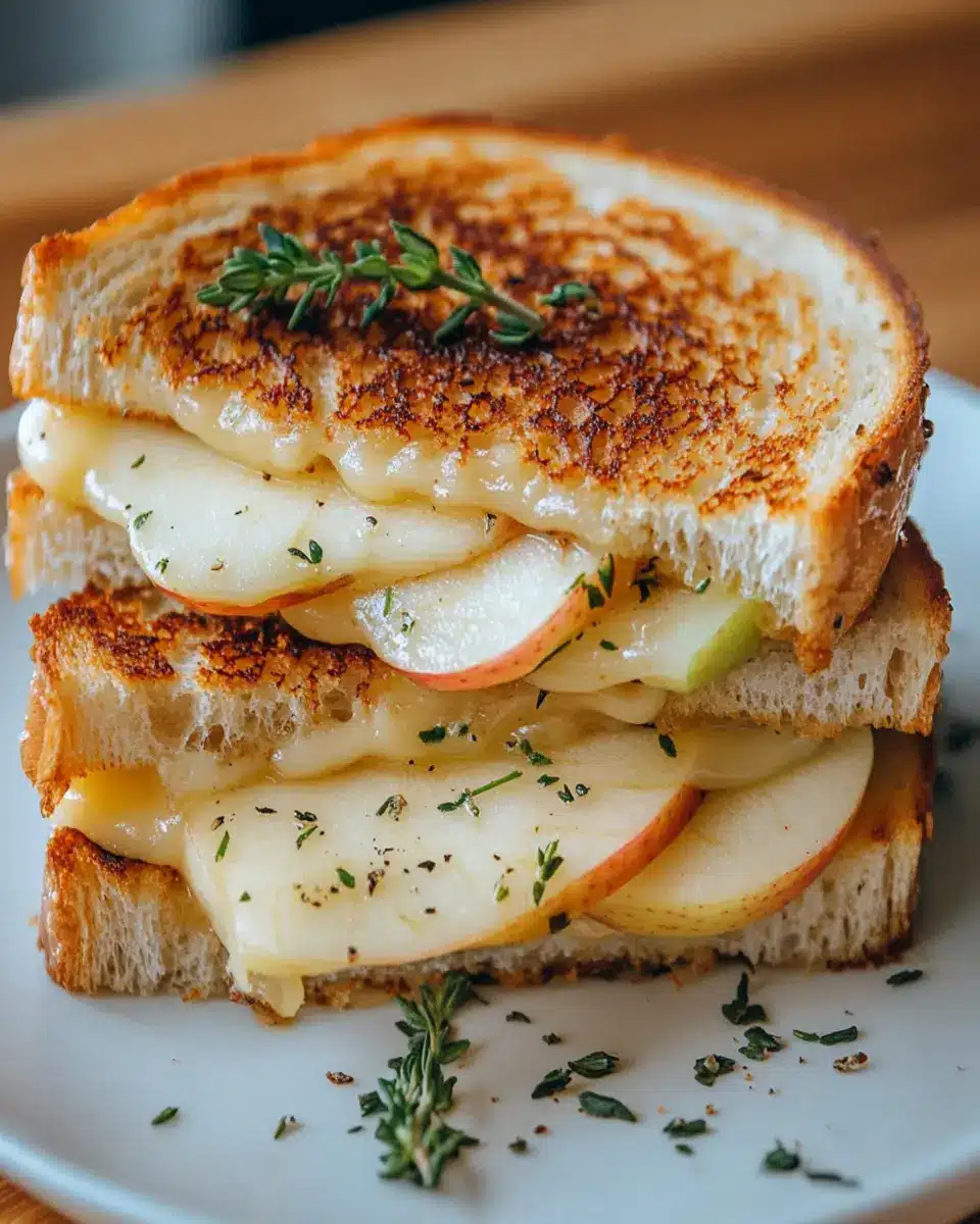 Smoked Gouda Apple Grilled Cheese: Irresistibly Bold & Sweet!