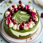 The Ultimate Guide to Cherry Matcha Marble Cheesecake First Image First Image
