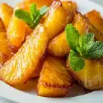 Rum-Soaked Fried Pineapple First Image First Image