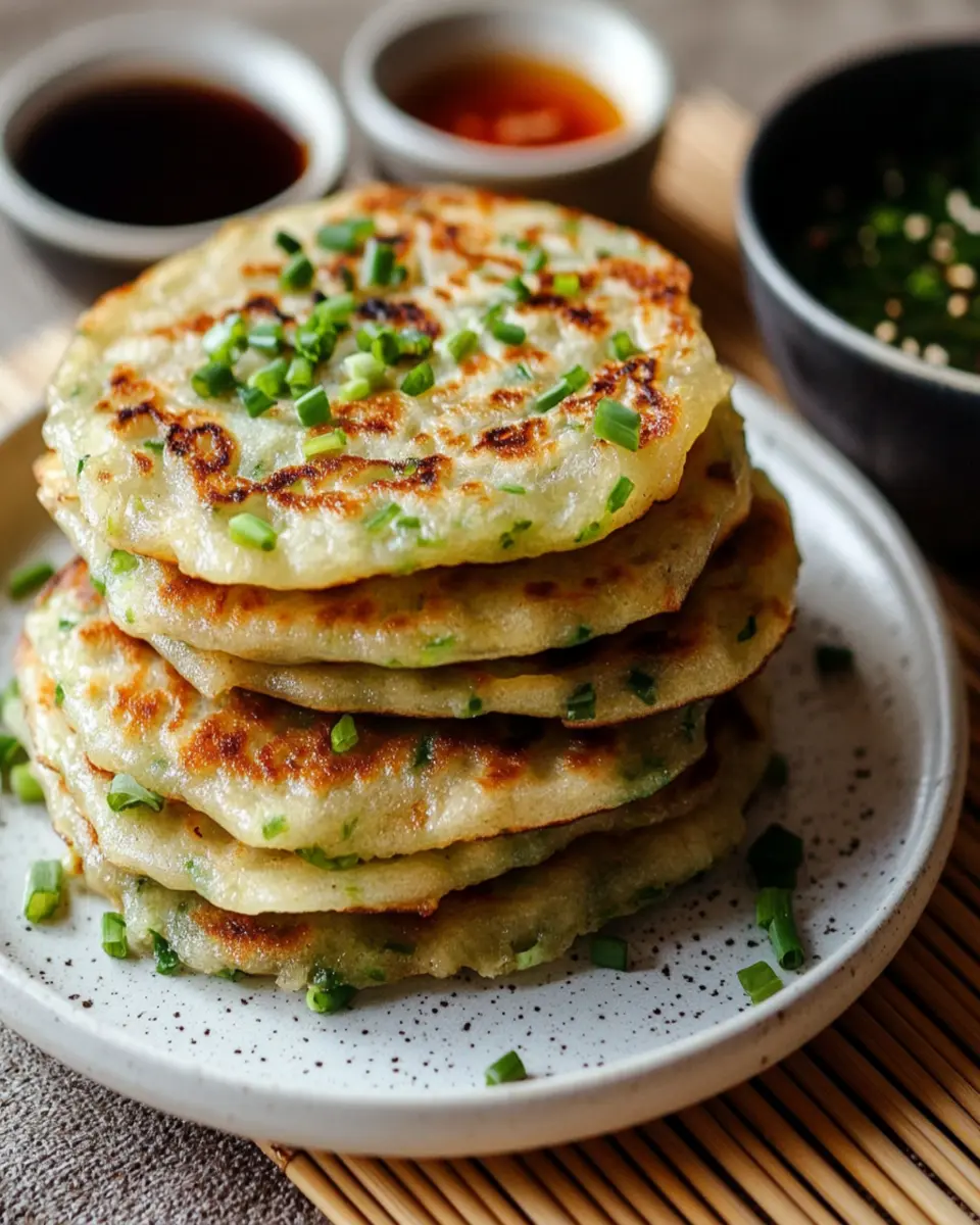 No-Knead Chinese Green Onion Pancakes: Easy and Irresistibly Crisp