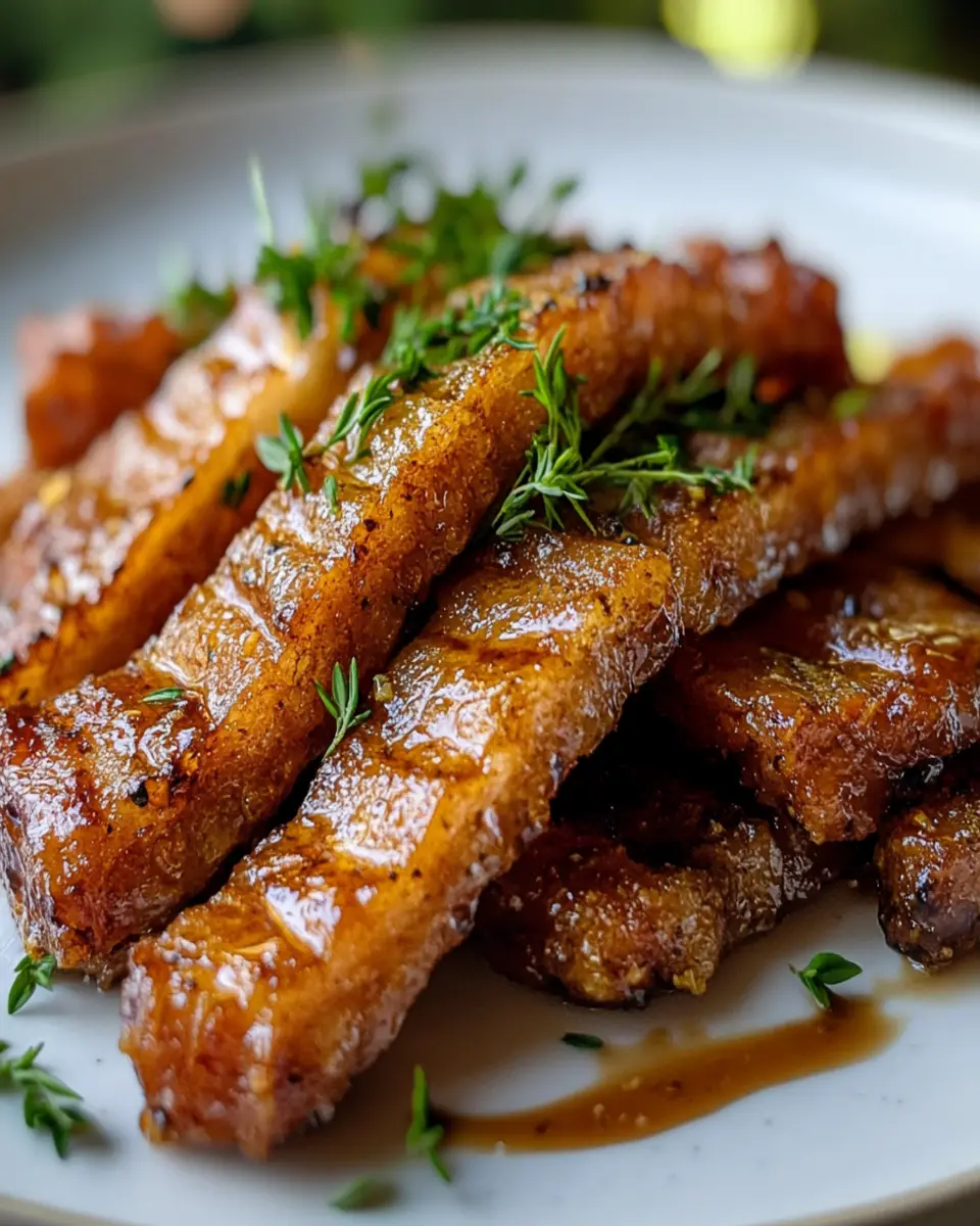 Golden Lamb Crackling Strips: Irresistibly Crispy Delight