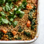 Healthy Quinoa Lentil Spinach Bake First Image First Image