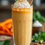 Delicious, healthy carrot cake smoothie First Image First Image