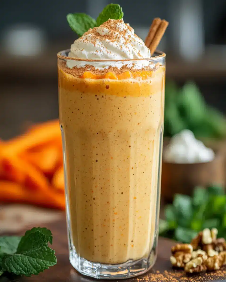 Delicious Healthy Carrot Cake Smoothie for Guilt-Free Indulgence