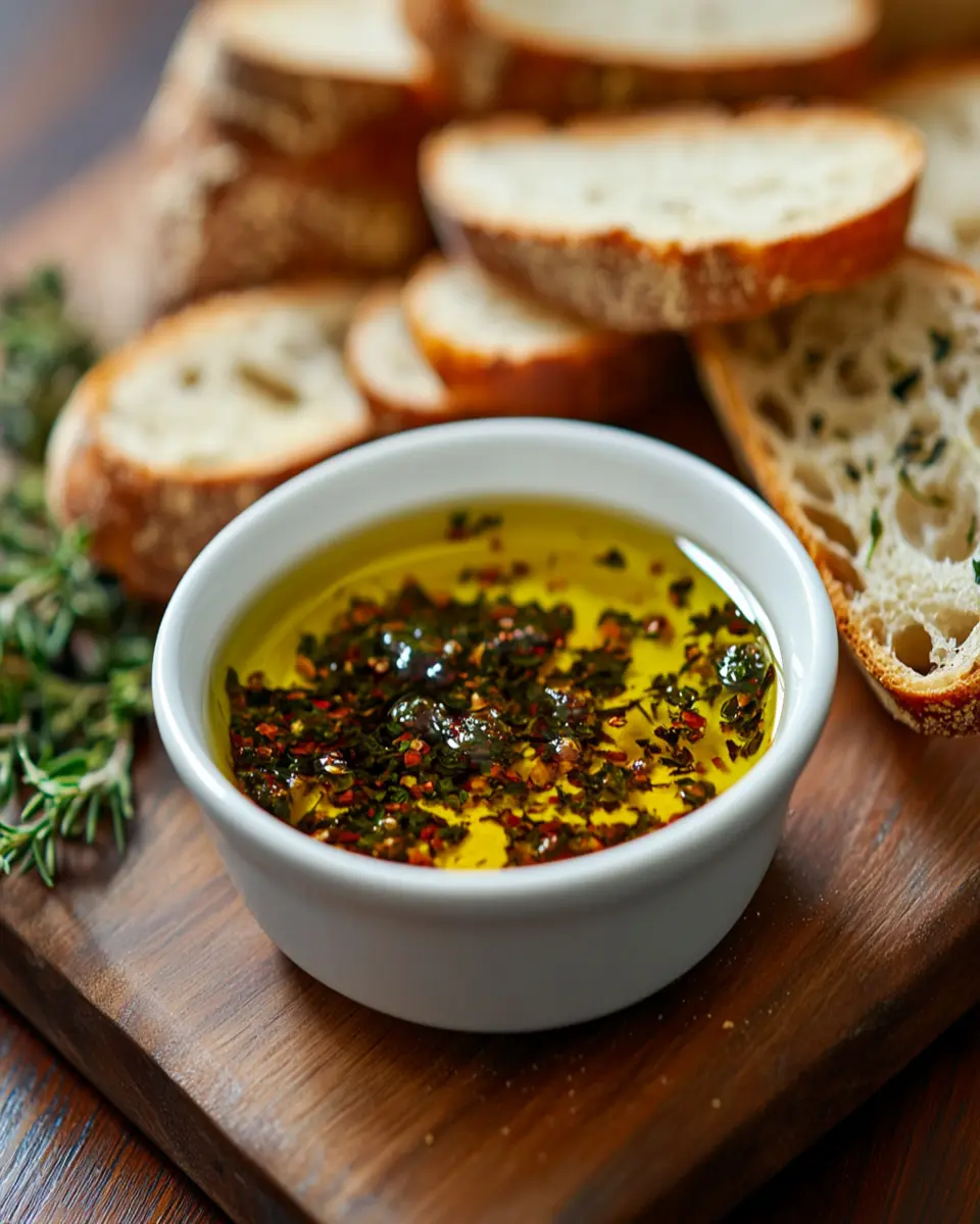 Bread Dipping Oil: Irresistibly Flavorful for Homemade Bread!