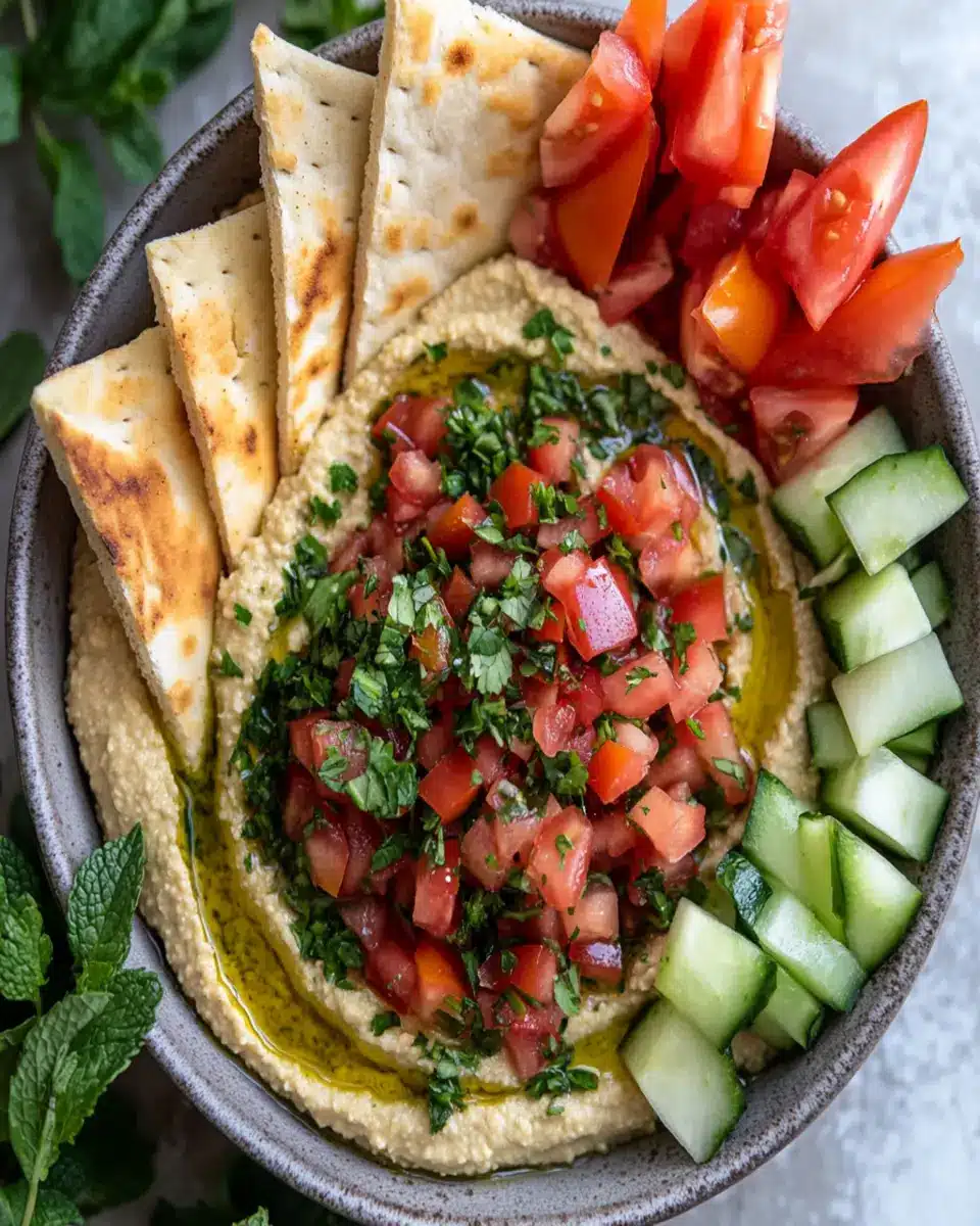 Tabbouleh Hummus Dip: Refreshingly Bold and Irresistibly Easy!