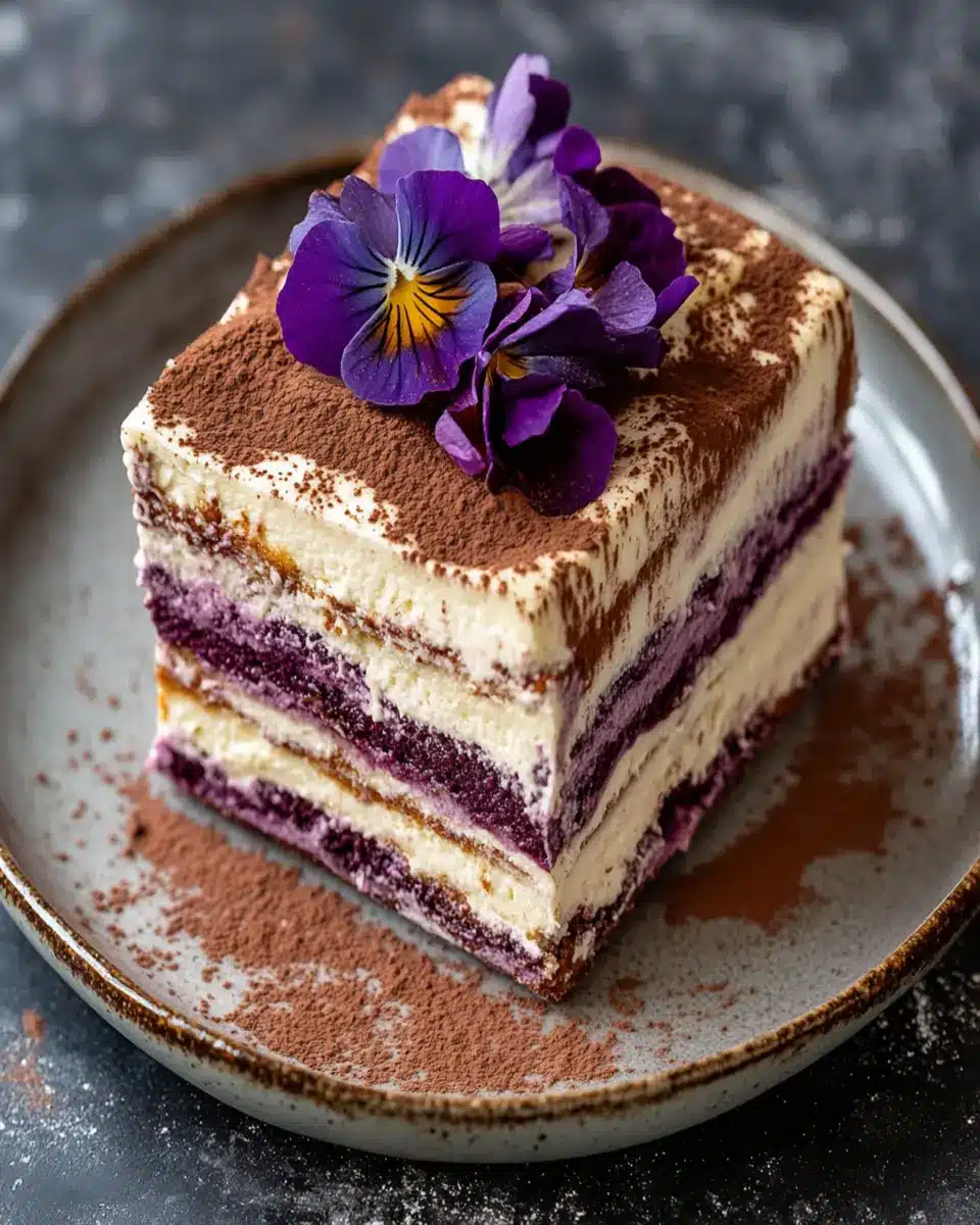 Vegan Ube Tiramisu: The Indulgent Twist You Crave!