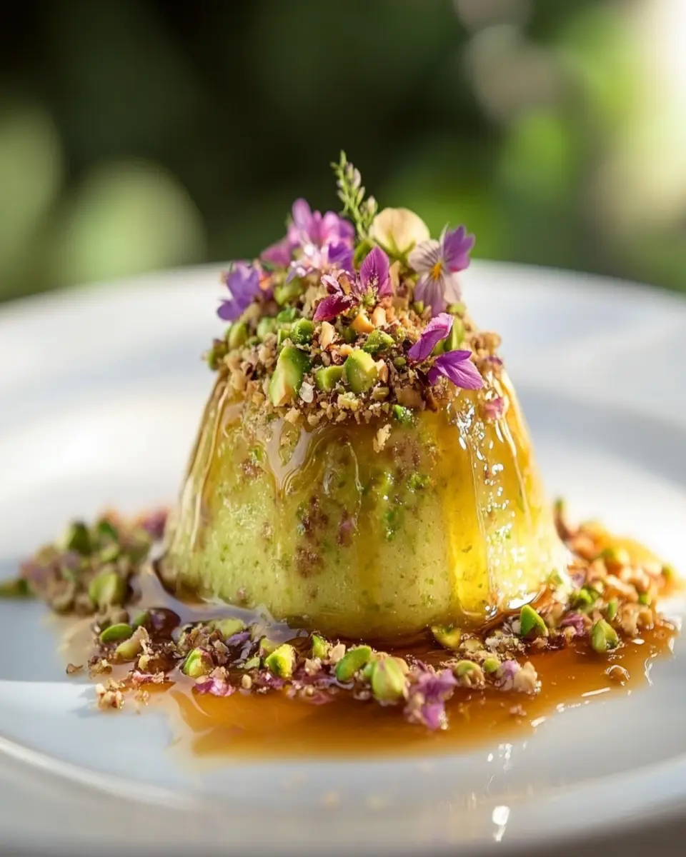 Sticky Pistachio Sponge Pudding: Indulgent Bliss Awaits!
