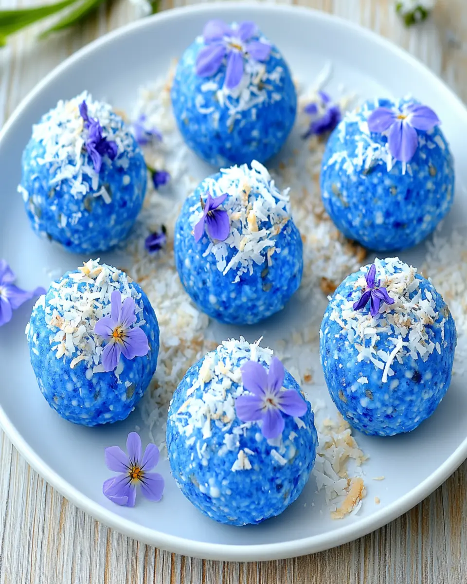 Beauty-Boosting Blue Majik Energy Balls for a Vibrant You
