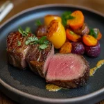 Reverse-Seared Picanha with Rendered Fat Crust First Image First Image