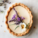 Lavender Honey Tart with Almond Cream First Image First Image