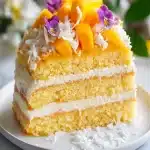 Vegan Mango Coconut Cake First Image First Image