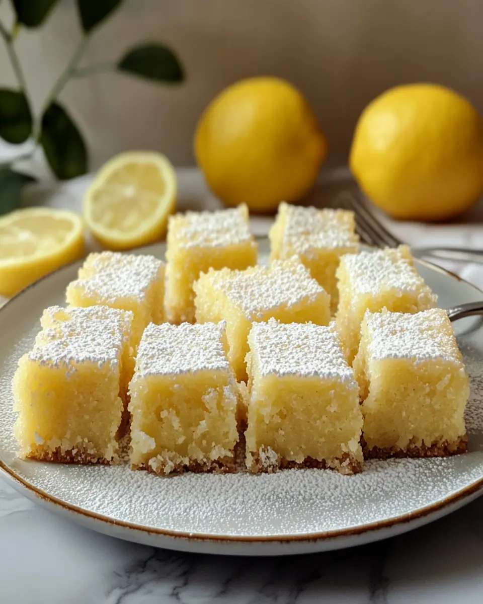 Lemon Brownies That Are Irresistibly Zesty and Delicious