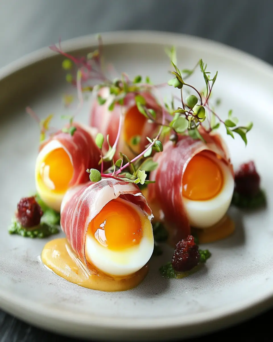 Quail Eggs Wrapped in Prosciutto: A Decadent Delight at Home