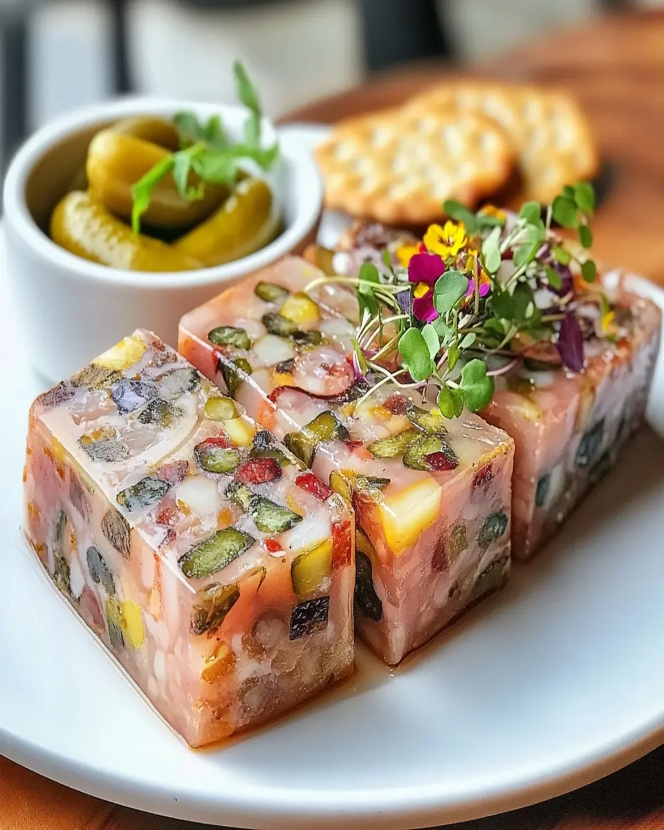 Head Cheese Terrine, Sliced and Seared: Irresistibly Savory Delight