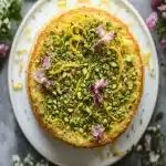 Irresistible Flourless Lemon Pistachio Cake First Image First Image