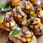 Peach Prosciutto Crostini First Image First Image
