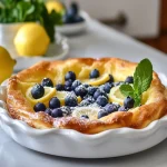 Lemon Blueberry Dutch Baby First Image First Image