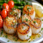 Garlic Parmesan Scallops First Image First Image