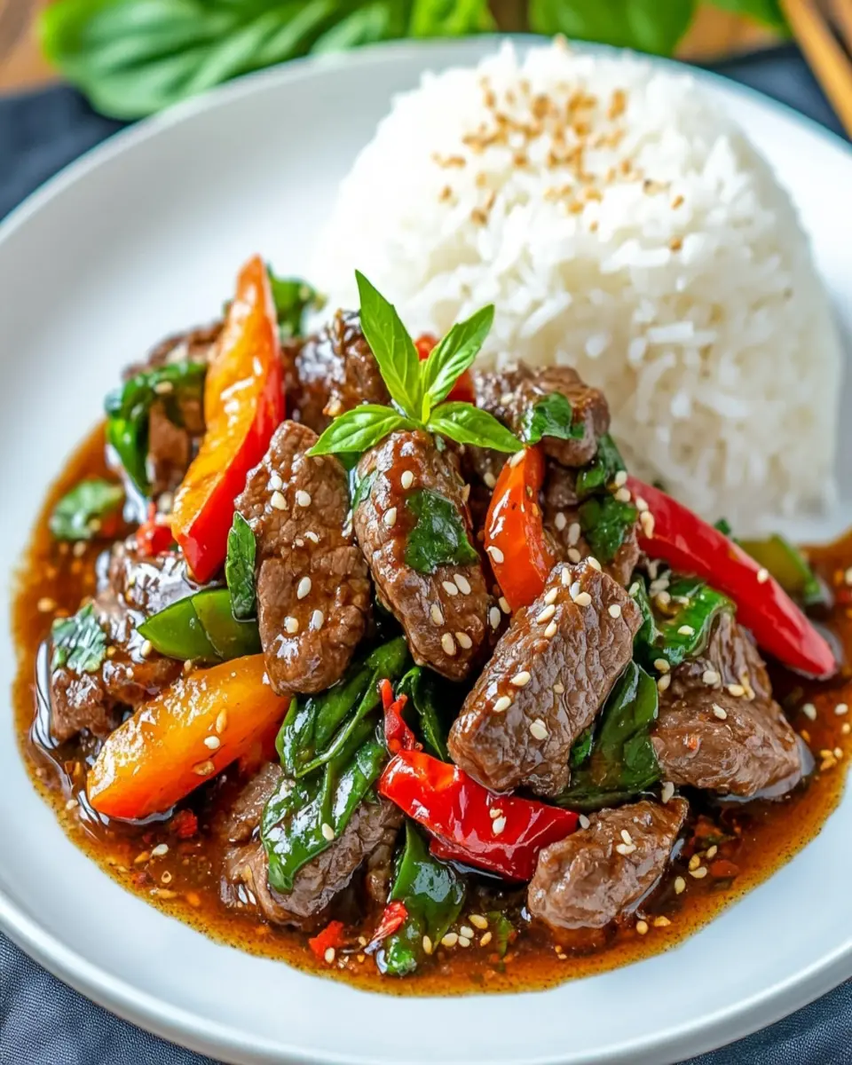 Thai Basil Beef: The Juiciest Bowl of Flavor You’ll Love!