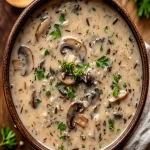 Mushroom Wild Rice Soup First Image First Image