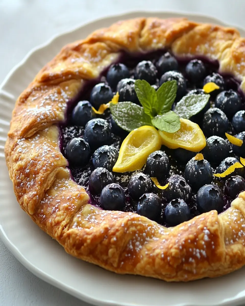 Lemon Blueberry Galette: Irresistibly Simple & Delicious!