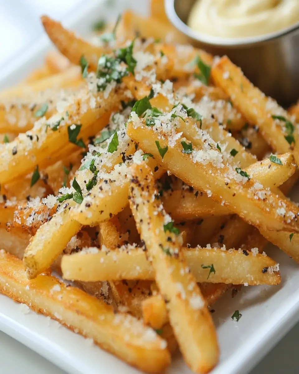 Truffle Parmesan Fries: Indulgent Crispy Perfection at Home