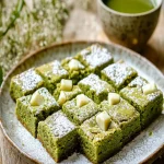 Matcha White Chocolate Blondies First Image First Image