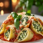 Spinach Ricotta Stuffed Shells First Image First Image
