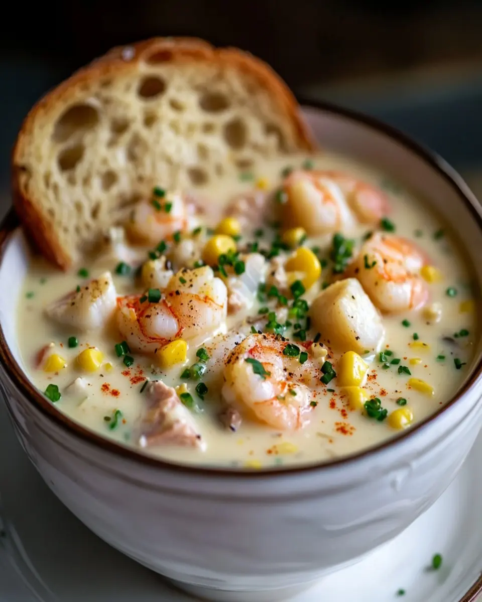 Creamy Seafood Chowder: Indulge in Comforting Flavors