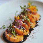 Frost-Kissed Persimmon Carpaccio First Image First Image
