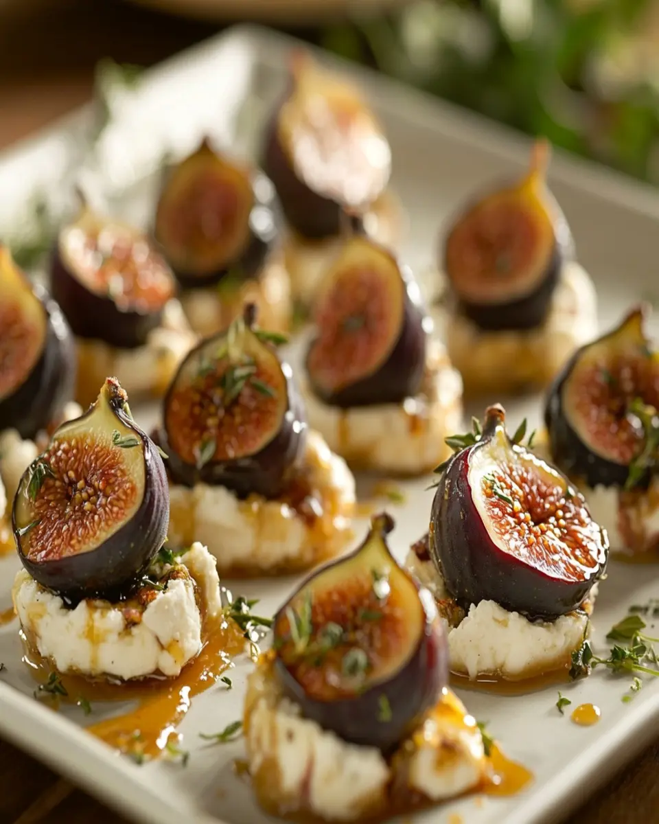 Goat Cheese Fig Bites: Irresistibly Creamy & Sweet Delights