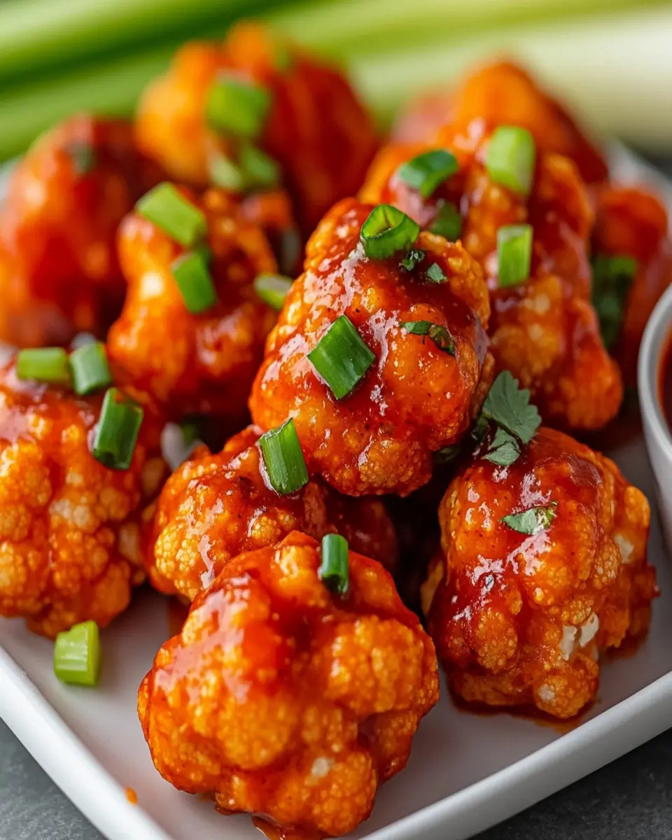 Buffalo Cauliflower Wings: Irresistibly Bold and Flavorful!