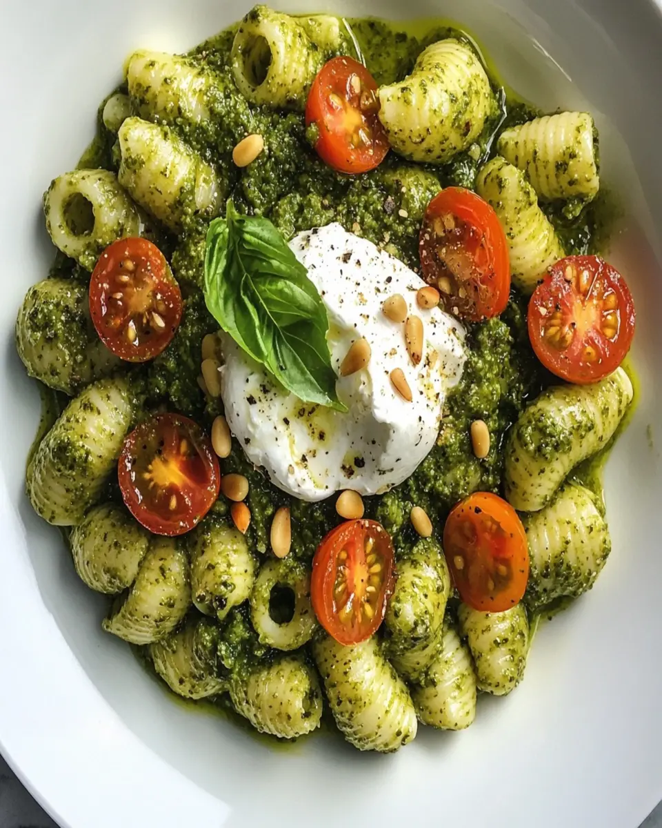 Pesto Burrata Pasta: Irresistibly Creamy & Homemade Goodness
